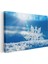 Kristal Kar Tanesi - Mavi Gökyüzü Altında Parıldayan Doğa Mucizesi Kanvas Tablo 3