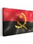 Angola Bayrağı - Dalgalı Görünüm Kanvas Tablo 3