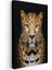 Leopar Portresi - Derin Bakışlı Yırtıcı Kanvas Tablo 3