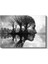 Zihin Ormanı - Ağaçlardan Oluşan Insan Profili Kanvas Tablo 2