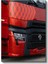Renault Trucks - Modern Kırmızı Tır Ön Tasarımı Kanvas Tablo 2