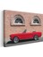 Ford Mustang - Klasik Kırmızı Convertible Kanvas Tablo 3