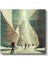 Boyutlar Arası Geçit - Bilinmeyene Yürüyen Siluetler Kanvas Tablo 2