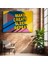 Make Create Sleep Repeat - Geometrik Tasarımlı Motivasyon Kanvas Tablo 1