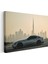 Toyota Supra - Dubai Silueti Önünde Modern Spor Araba Kanvas Tablo 3