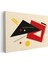 Geometrik Denge - Modern Bauhaus Stilinde Soyut Kompozisyon Kanvas Tablo 3
