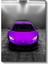 Lamborghini Huracan - Mor Süper Spor Otomobil Kanvas Tablo 2