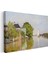 Claude Monet - Zaandam Kanalı Kanvas Tablo 3