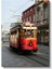 Nostaljik Tramvay - Şehir Merkezinde Kırmızı Tramvay Kanvas Tablo 2