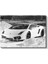 Lamborghini Gallardo - Beyaz Süper Otomobil Kanvas Tablo 2