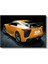 Lexus Lfa - Turuncu Japon Süper Otomobil Arka Görünüm Kanvas Tablo 2