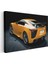 Lexus Lfa - Turuncu Japon Süper Otomobil Arka Görünüm Kanvas Tablo 3