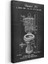 Sifon Sistemi - 1881 Vintage Banyo Tasarımı Patent Çizimi Kanvas Tablo 3