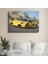 Lamborghini Gallardo - Sarı Süper Spor Otomobil Kanvas Tablo 1