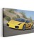 Lamborghini Gallardo - Sarı Süper Spor Otomobil Kanvas Tablo 3