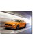 Ford Mustang Gt - Turuncu Amerikan Muscle Car Kanvas Tablo 2