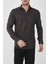 Uzun Kollu Slim Fit Çizgili Erkek Gömlek 1