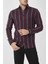 Uzun Kollu Slim Fit Çizgili Erkek Gömlek 2