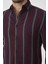 Uzun Kollu Slim Fit Çizgili Erkek Gömlek 3