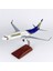 Thy Ankara Gücü Logolu B737-800 Yolcu Uçağı, 1/100 Ölçek, Sergilemeye Hazır Ahşap Standlı Model 4