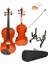 4/4 Tamboy Parlak Kahve Standlı Keman Seti (Keman-Çanta-Yay-Reçine-Stand) 1
