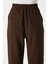 Likra Serisi Flex Bel Lastikli Esnek Kahverengi Palazzo Pantolon 5