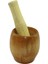 Ahşap Bambu Havan Sarımsak Dövecek Ç: 7cm--D: 5.8cm--Y: 8.5cm Fileli Ambalaj (4887) 1