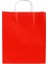 Çanta Kraft 18X24X9 cm Burgu Sap Kırmızı 50 Adet 2