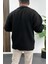 Erkek Düğmeli Rahat Kesim Hırka Siyah EDW416 3