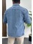 Erkek Slim Fit Kot Ceket Mavi EDW414 2