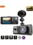 Teknopad A22 1080P Çift Kameralı Araç Kamerası – Araç Içi ve Ön Kamera, , Döngü Kayıt, 2’’ IPS Ekran Dashcam 1