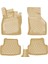 Rizline Seat Leon 2012-2020 Ile Uyumlu 3D Havuzlu Paspas Bej 1