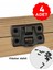 Yaylı Klips Oksit 4 Adet 20x30 mm Kutu Kapak ve Sandık Kilit 3