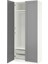 Pax Gardırop, Beyaz-Gri, 100X60X236 cm 1