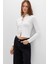 Kadın Düğme Detaylı Ekru Tişört 1613695-70057 1
