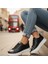 Siyah Simli Sneakers Premium Kadın Ayakkabı 1