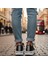 Siyah Simli Sneakers Premium Kadın Ayakkabı 6