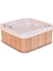 3'lü Set Bambu Düzenleyici Organizer Sepet Kare 3