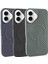 iPhone 16 Plus Lüx Magsaff Gear Silikon Kılıf 2