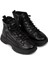Kadın Siyah Hakiki Deri Sneaker Bot - 25310ZSYHC01 4