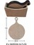 Ahşap Yuvarlak Bardak Altlığı 13X8,5CM L391 1