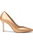 Kadın Bronz Stiletto Topuklu Ayakkabı - P4539ZBKRM01 1