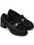 Kadın Siyah Topuklu Loafer Ayakkabı - K1463ZSYHC01 3