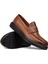 Erkek Hakiki Deri Taba Renk Loafer Ayakkabı - 02000MTBAP01 3