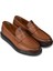 Erkek Hakiki Deri Taba Renk Loafer Ayakkabı - 02000MTBAP01 4