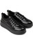 Kadın Vintage Rugan Siyah Sneaker Ayakkabı - CE483ZSYHC01 4