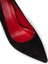 Kadın Siyah Süet Stiletto Topuklu Ayakkabı - P4539ZSYHM03 4
