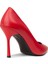 Kadın Kırmızı Stiletto Topuk Ayakkabı - P4539ZKRMM01 2