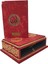 Masa Üstü Rahleli Kadife Kaplı Sandıklı Kuranı Kerim Seti - Rahiya Serisi Bordo 1