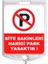 Site Sakinleri Hariç Park Yasaktır Çift Taraf Baskı Mavi Ultra Kedi Gözlü Ağırlıklı Koni Seti Trafik Dubası 2